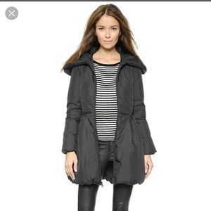 Alice + Olivia Blakely puffer fit and flare coat
